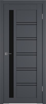 Межкомнатные двери E38 ДО black gloss Onyx