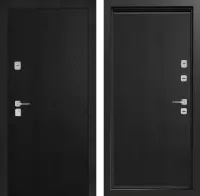 Входные двери Сталлер Comfort 3K ЮП-19 Вудлайн черный - ЮП-28 Вудлайн черный