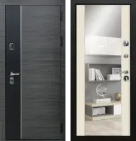 Входные двери Стило ЮР9 Венге серый - ЮР10 RAL 9001