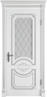 Межкомнатные двери Милана эст. ДО 3D матовое с рисунком