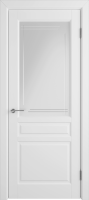 Межкомнатные двери К2 COLORIT ДО матовое с фрезеровкой полосы