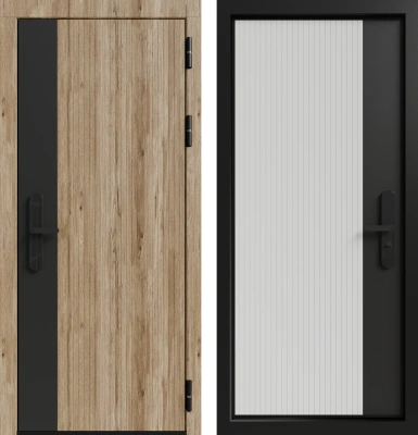 Входные двери Электро 3К90 ЮР27 Дуб санремо - ЮР-27 ZB 741-2 Дуб Беловежский