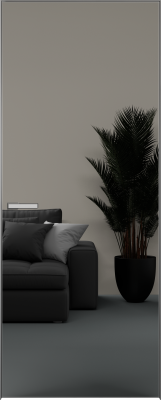 Межкомнатные двери Elen INVISIBLE Вставка зеркало (снаружи)