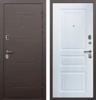 Входные двери Толстяк Медный Антик Медный антик Белый ясень