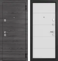 Входные двери TR 12 ЮП-6 Дуб мадейра LW676-GTA (горизонт) - ЮП-4 ZB Белый