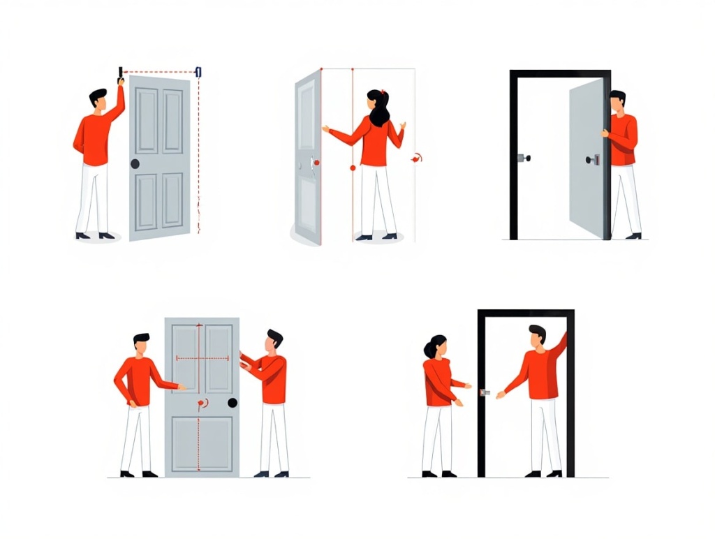 инструкция по замеру двери