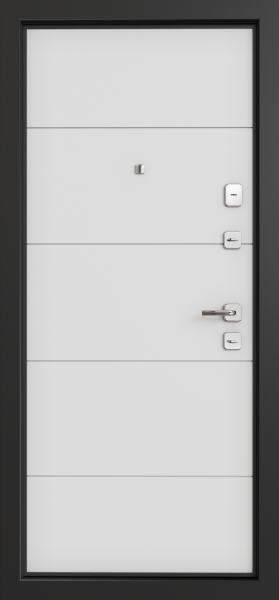 Входные двери TR 12 ЮП-6 Дуб мадейра LW676-GTA (горизонт) - ЮП-4 ZB Белый