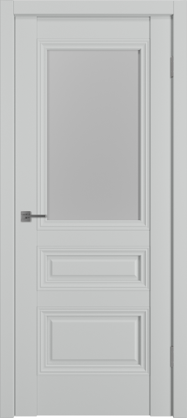 Межкомнатные двери EF3 ДО white cloud Steel