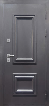 Протерма Багет Букле Антрацит/ Велюр белый