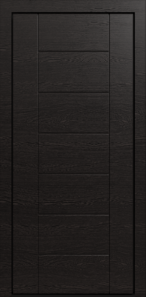 Входные двери Сталлер Comfort 3K ЮП-5 Венге черный - ЮП-13 Вудлайн белый