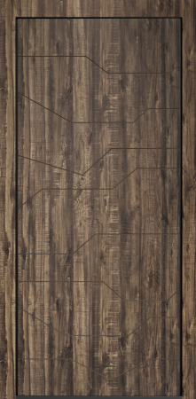 Входные двери Сталлер Comfort 3K ЮП-23 Дуб модена - ЮП-24 Бетон графит