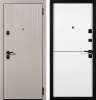 Входные двери TR 18 горизонталь 1 ЮП-21 Латте (ZB855-2) - ЮП-33 ZB Белый