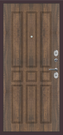 Входные двери M32 металл Медный антик - ФЛ-81 Орех грецкий