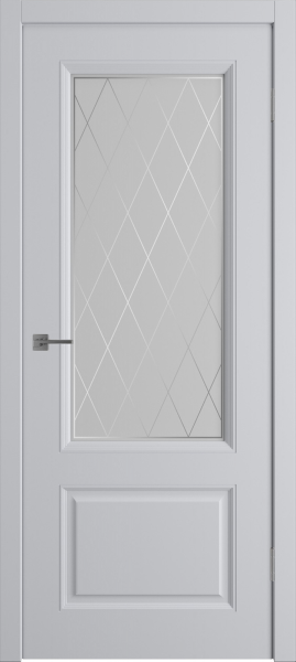 Межкомнатная дверь Чикаго ДО матовое с пескоструйным рисунком