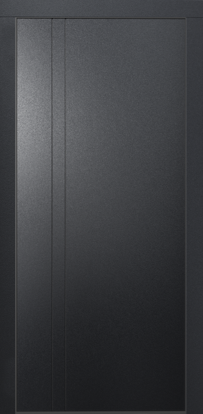 Входные двери Сталлер Comfort 3K ЮП-25 Графит - ЮП-25 MI38 Санд светлый