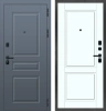 Входные двери M107 ФЛ-32 Velluto Oscure AG 710 - ФЛ-30 Velluto Bianco AG 700