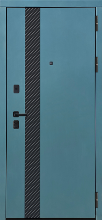 Входные двери M15 ФЛ-35 Velluto Verde - ФЛ-35 Velluto Ferro