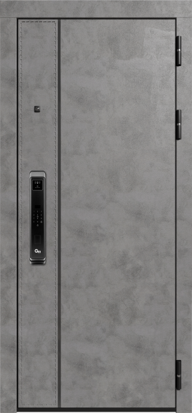 Входные двери Крафт 3К90 ЮР-44 MI 41 Пластер грей - ЮР22 ZB Белый