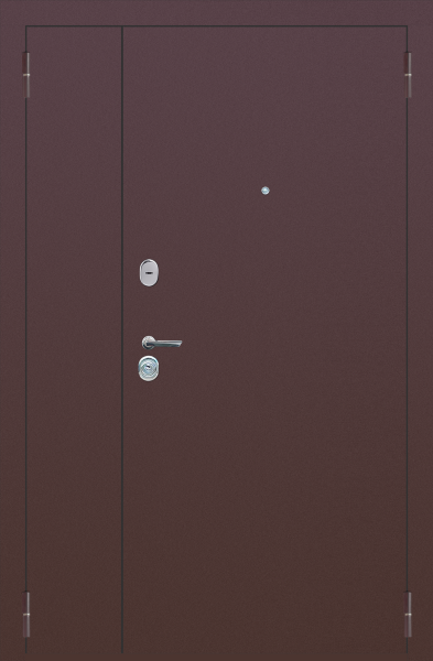 Входные двери M32 1200 металл Медный антик - ФЛ-81 Дуб Сонома светлый