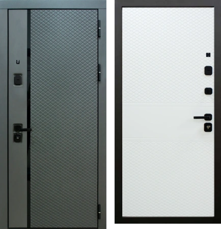 Входные двери Акустика TOR черная Глаз.