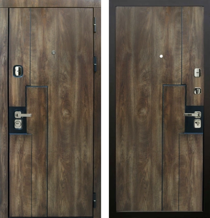 Входные двери Крона ЮР18 Дуб коньяк - ЮР18 дуб коньяк