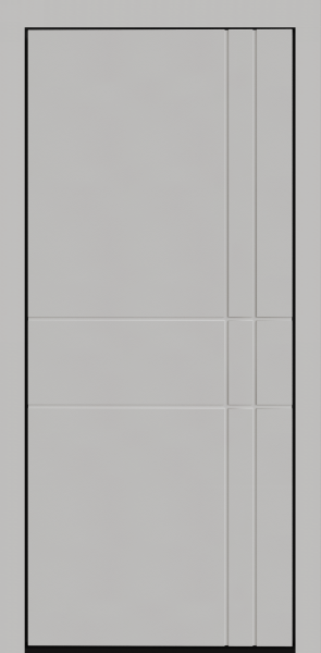 Входные двери Сталлер Comfort 3K ЮП-9 ZB Белый - ЮП-26 Грин