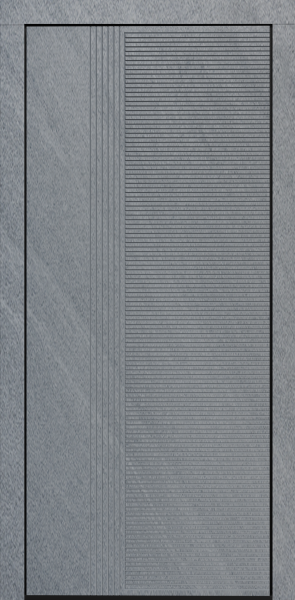 Входные двери Сталлер Comfort 3K ЮП-22 MI35 Санд серый - ЮП-25 бетон снежный