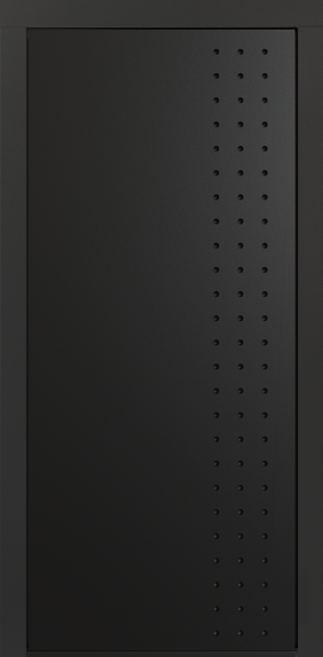 Входные двери Сталлер Comfort 3K ЮП-3 ZB 999-2 Черный кварц - ЮП-20 Капучино