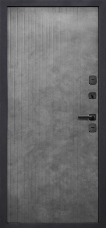 ISOTERMA Букле графит Бетон лофт грей