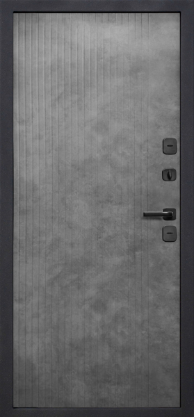 ISOTERMA Букле графит Бетон лофт грей