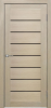 Межкомнатные двери 21S(р) Lacobel черный лак Лиственница крем