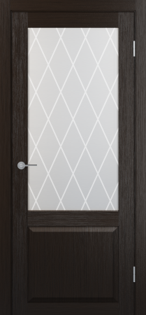 Межкомнатные двери ST24 ДО матовое ромб крупный