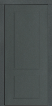 Входные двери Сталлер Comfort 3K ЮП-2 Грин - ЮП-16 (декоративная зеркальная вставка) бетон снежный