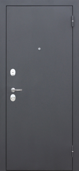 Входные двери Гарда муар 8 мм Черный муар Белый ясень