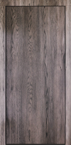 Входные двери Сталлер Comfort 3K ЮП-13 Дуб йорк серый - ЮП-13 Дуб темный