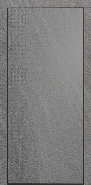 Входные двери Сталлер Comfort 3K ЮП-20 MI36 Санд темный - ЮП-15 (декоративная зеркальная вставка) MI38 Санд светлый