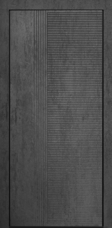 Входные двери Сталлер Comfort 3K ЮП-22 LS936-2 Бетон темный - ЮП-18 бетон снежный