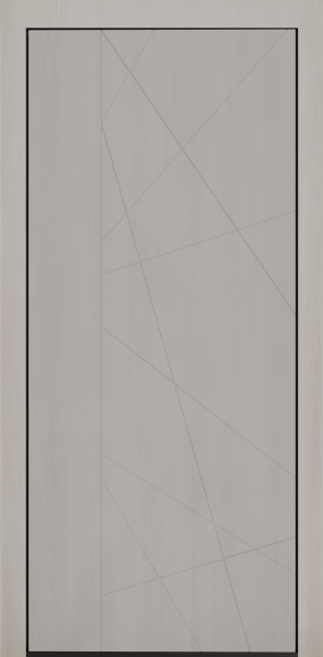 Входные двери Сталлер Comfort 3K ЮП-27 Дуб шале снежный - ЮП-25 Дуб темный