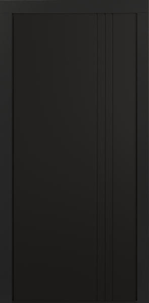 Входные двери Сталлер Comfort 3K ЮП-10 ZB 999-2 Черный кварц - ЮП-15 (декоративная зеркальная вставка) Капучино