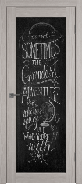 Межкомнатные двери Atum Pro Х32 грифельная доска с одной стороны