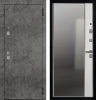 Входные двери TR 9 ЮП-27 Бетон тёмный - ЮП-15 (зеркало) MI38 Санд светлый