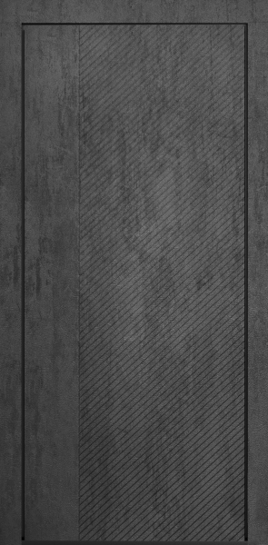 Входные двери Сталлер Comfort 3K ЮП-19 LS936-2 Бетон темный - ЮП-19 MI35 Санд серый