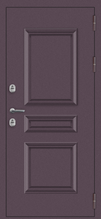 Входные двери M63 ТЕРМО с фрезеровкой Букле опал - ФЛТ-2 Velluto Bianco AG 700