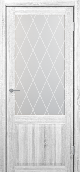 Межкомнатные двери ST24 ДО матовое ромб крупный