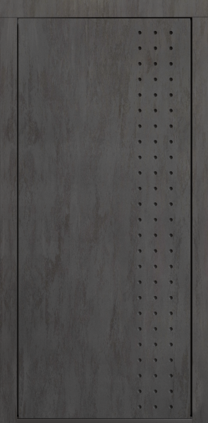 Входные двери Сталлер Comfort 3K ЮП-3 бетон графит - ЮП-3 Айс