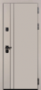 Входные двери Молден 3К90 вертикаль 2 ЮП-32 Латте (ZB855-2) - ЮП-32 ZB Белый