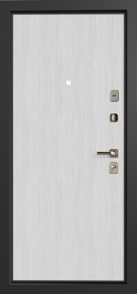 Входные двери TR 17 Без фрезеровки Букле черный - ЮП-13 Artic Oak