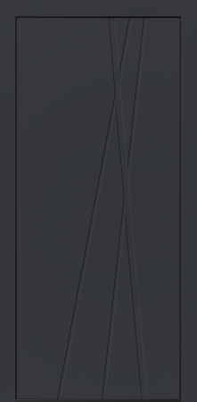 Входные двери Сталлер Comfort 3K ЮП-12 Графит - ЮП-15 (декоративная зеркальная вставка) ZB Белый