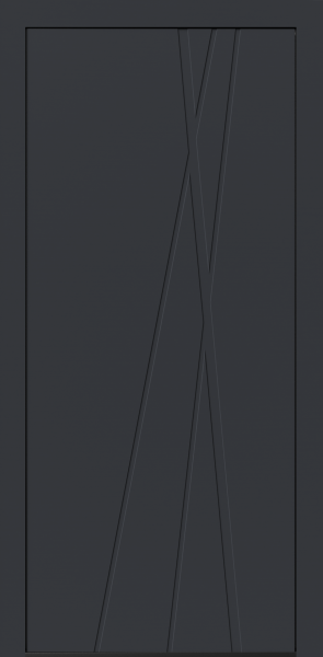 Входные двери Сталлер Comfort 3K ЮП-12 Графит - ЮП-15 (декоративная зеркальная вставка) Stone Oak