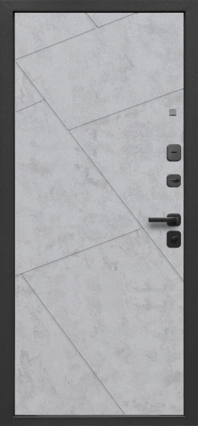 Входные двери Гарда 9 Геометрия Бетон лофт графит бетон снежный